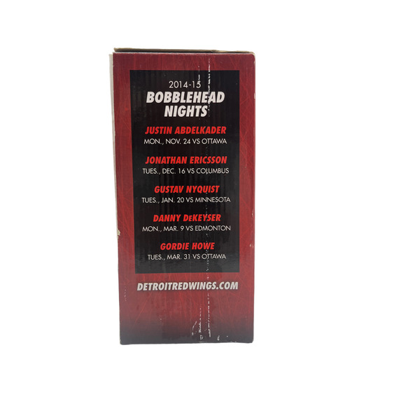 Justin Abdelkader 2014 - 15  Detroit Red Wings SGA Bobblehead, AT&T NEW OPEN BOX - Picture 8 of 9